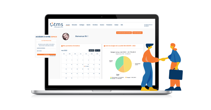 Accueil du logiciel de gestion de la formation accueil ergonomie