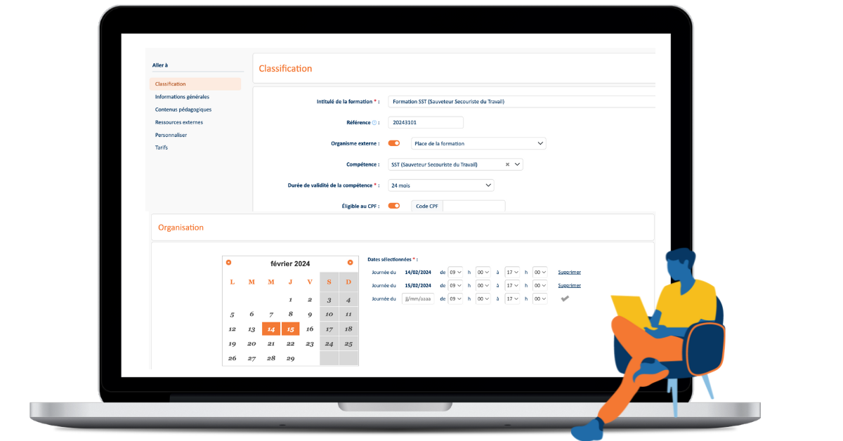 Gestion de la formation interne logiciel TMS