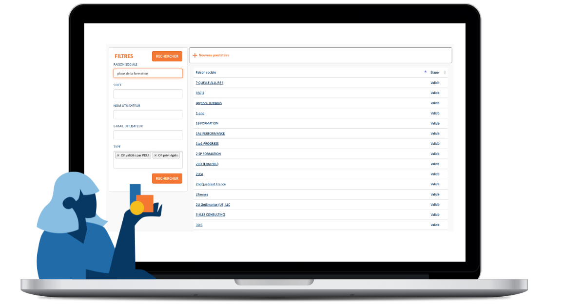 Gestion des organismes de formation logiciel TMS