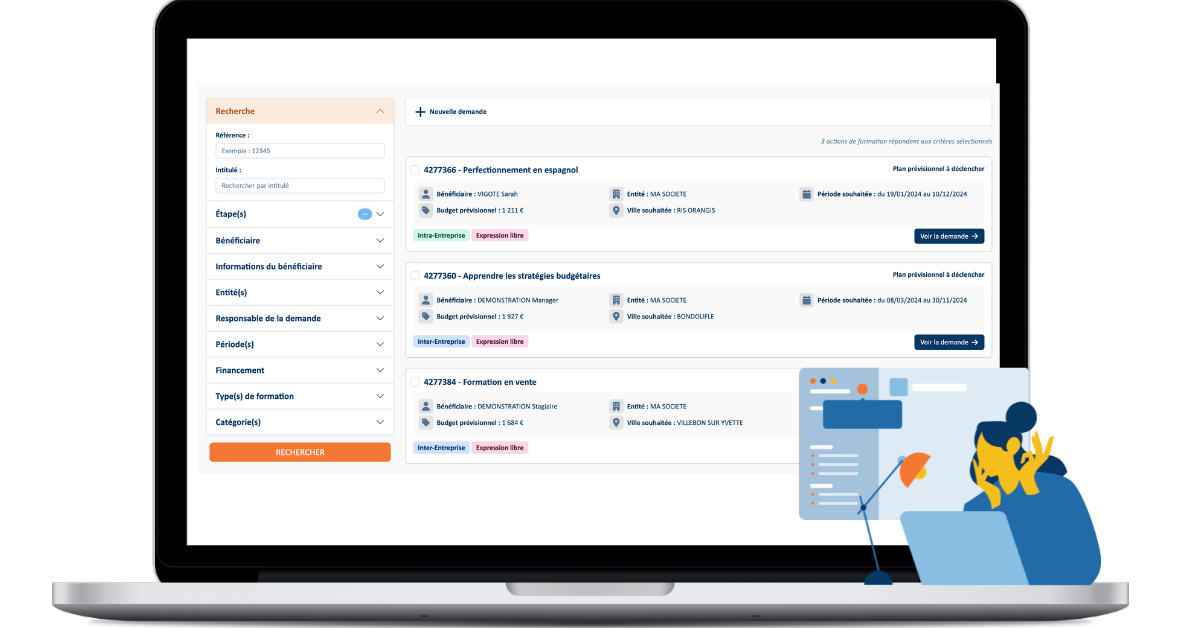 Gestion du plan de développement des compétences logiciel TMS