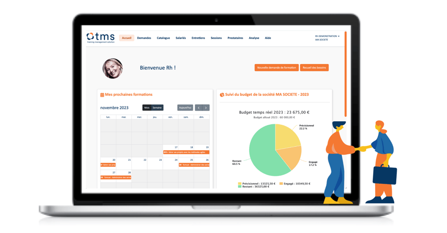 Images web page glossaire logiciel de gestion de la formation