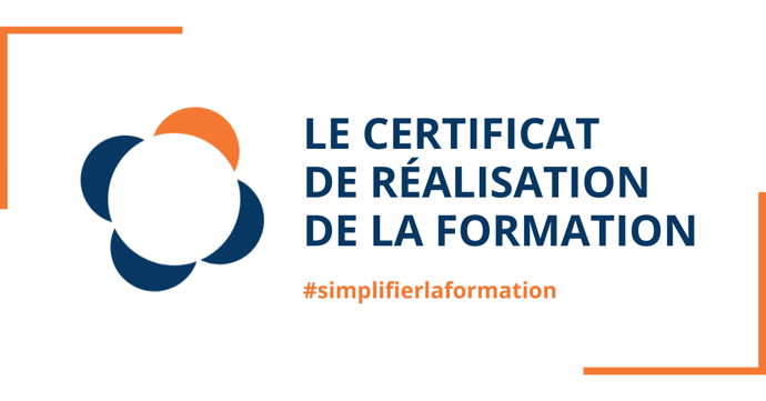 Le certificat de réalisation de la formation